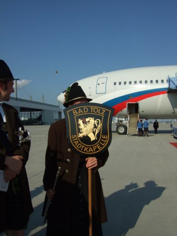 2009 Verabschiedung des Russischen Präsidenten Medvedev