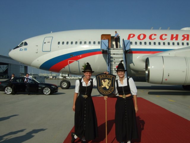 2009 Verabschiedung des Russischen Präsidenten Medvedev