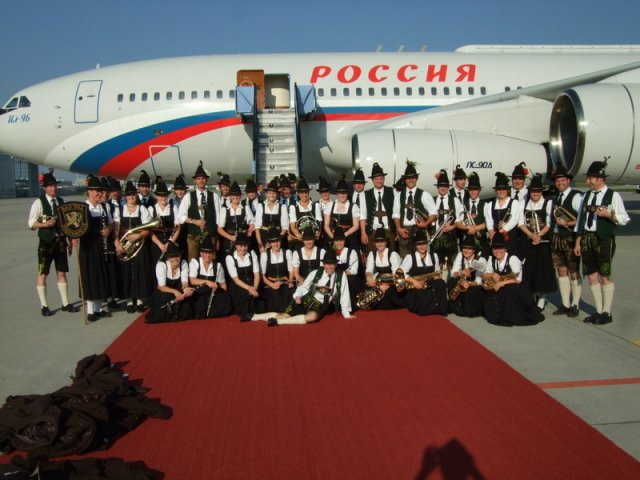 2009 Verabschiedung des Russischen Präsidenten Medvedev